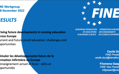 FINE Europe Workgroup – 7th and 8th of  November 2022 : Présentations and résultats